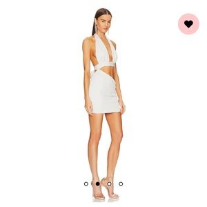 Worn once: Superdown silver sparkly mini dress